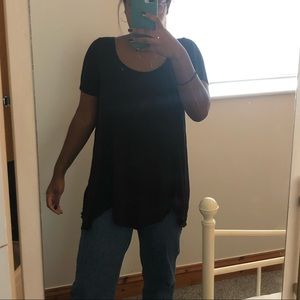 Long loose Black Shirt